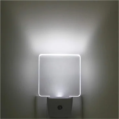GREENIC Square Plug-in Night Lights, Dusk to Dawn, 2-Pack, Cool White, picture 3